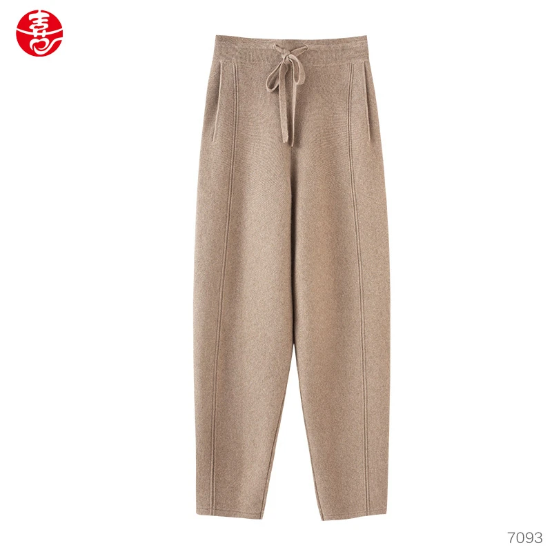 （香蕉裤）喜歌羊绒 女士时尚休闲裤 7093