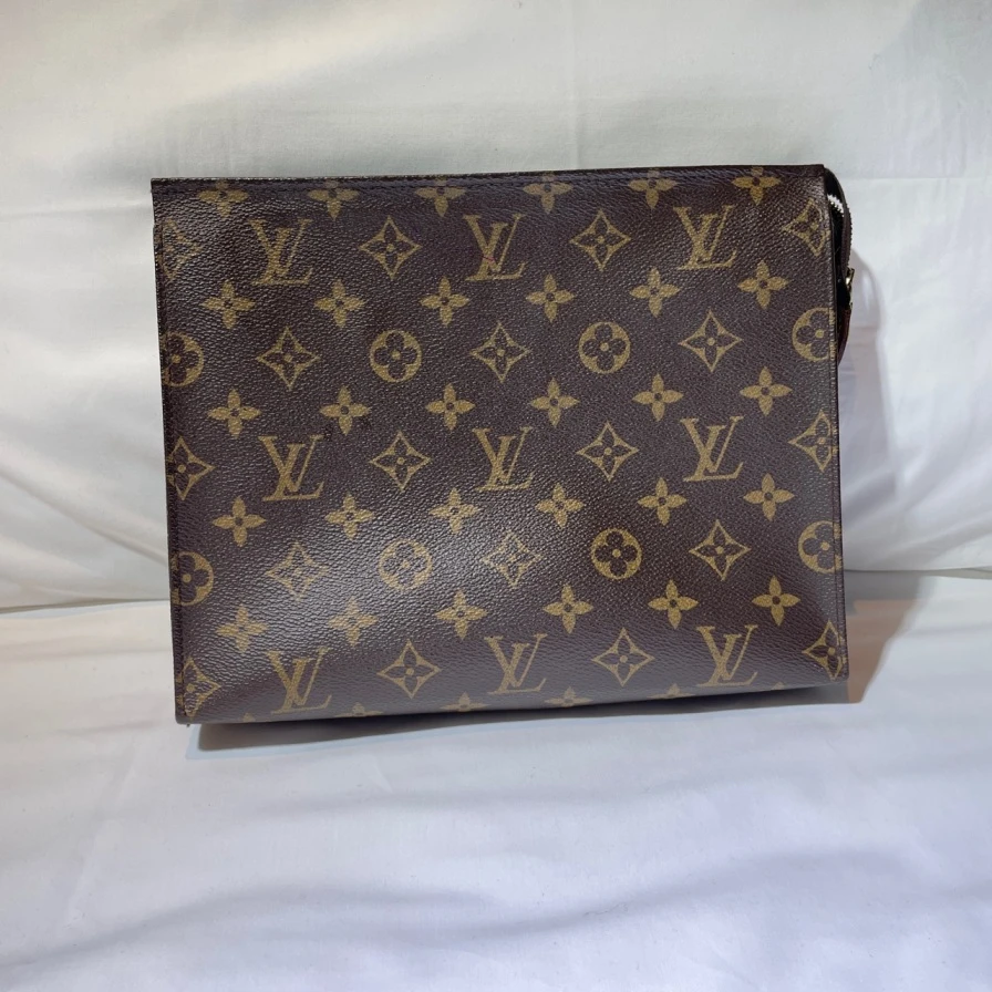 95新 LouisVuitton/路易威登 老花手拿包/674 3181
