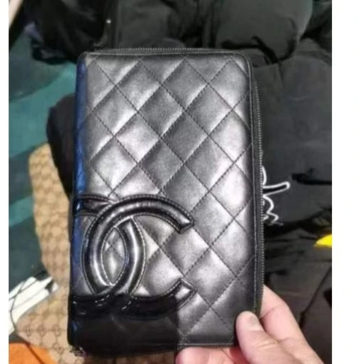 95新 Chanel/香奈儿 黑色钱包665 5499
