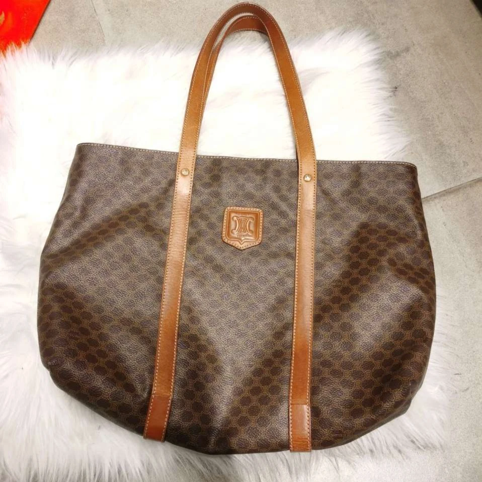95新 Celine/思琳 老花手提包620 1481