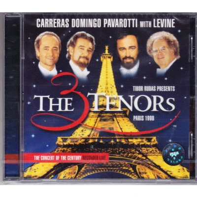 【原装进口】世界三大男高音《1998巴黎世界杯音乐会》欧版CD正版唱片