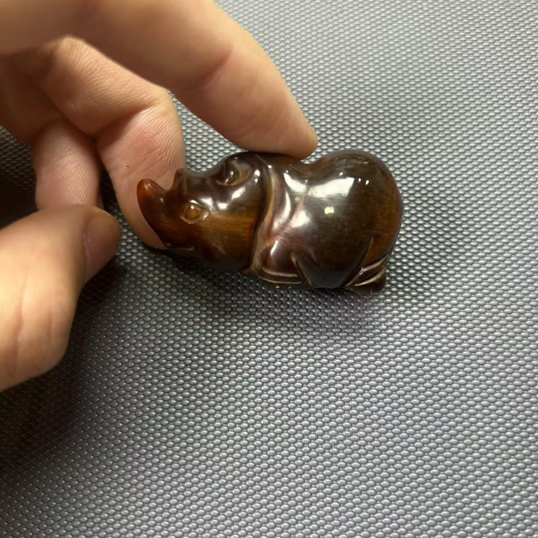非金属珐琅吊坠 黑色 牛牛 吊坠