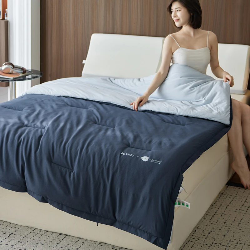 【专柜款】2024新款纯色双层恒温锁温被芯可水洗单人双人秋冬被家用