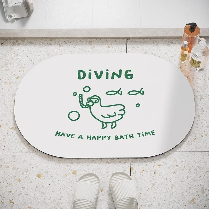 脚垫地垫卫生间地垫浴室硬垫地毯速干门垫家用简约浴室吸水脚垫