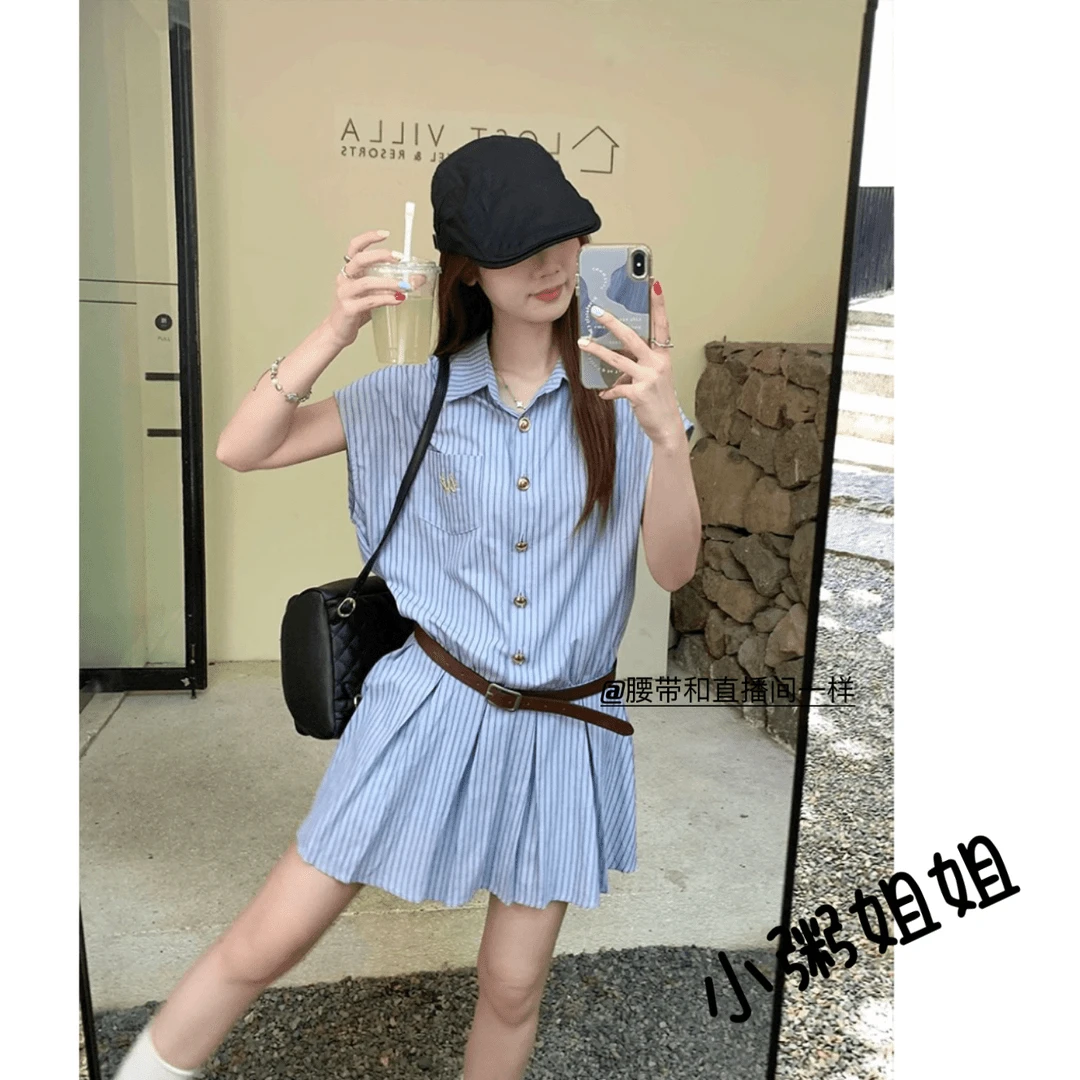 【XZ001.6】前短后长不规则泡泡袖连衣裙女夏季初恋清纯奶甜