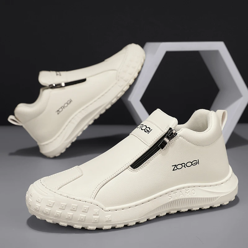 【成功男士驾车鞋】2025新款时尚百搭男士运动休闲鞋小白鞋软底舒适