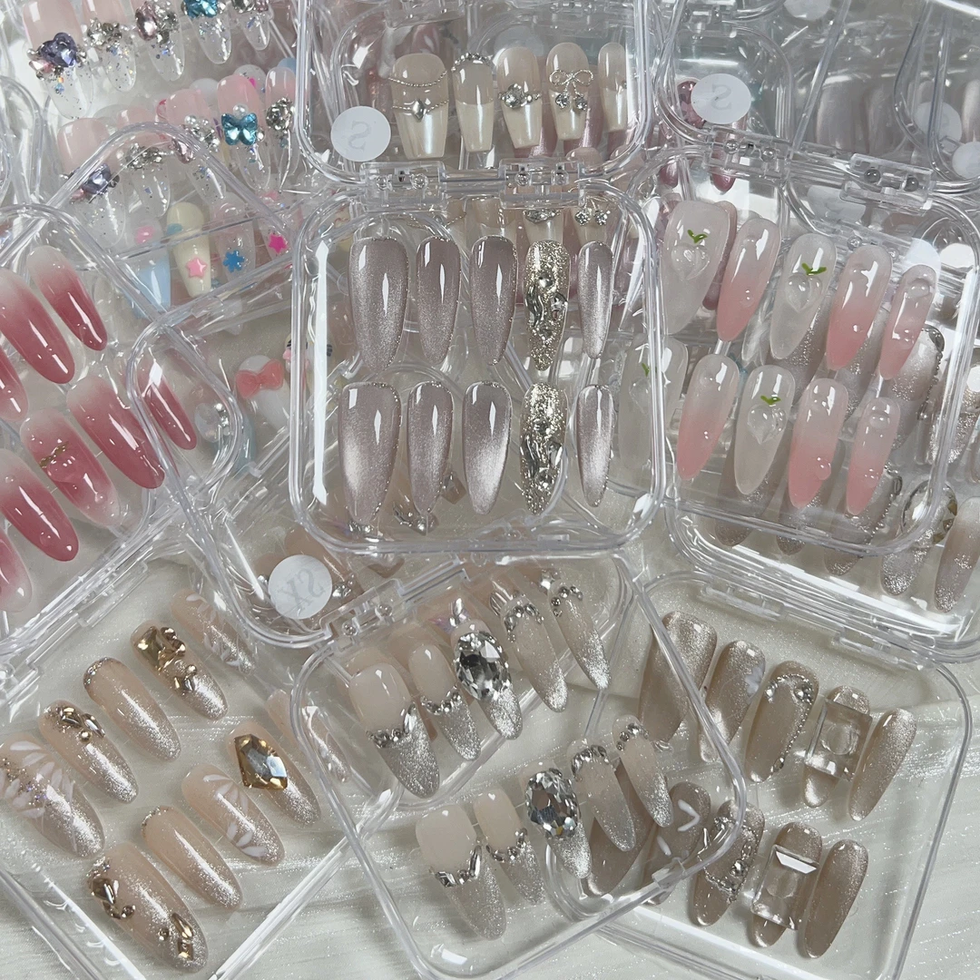 『直播间过款链接』芷间家~纯手工穿戴甲孤品默认微瑕No退No换