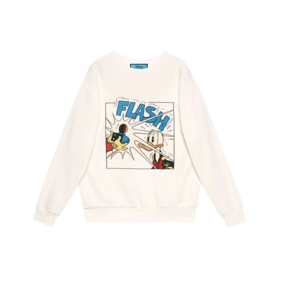 GUCCI/古驰 X DISNEY 联名款 唐老鸭印花短款卫衣