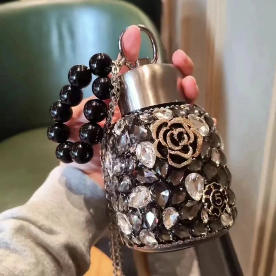 高颜值时尚镶钻保温杯AAA