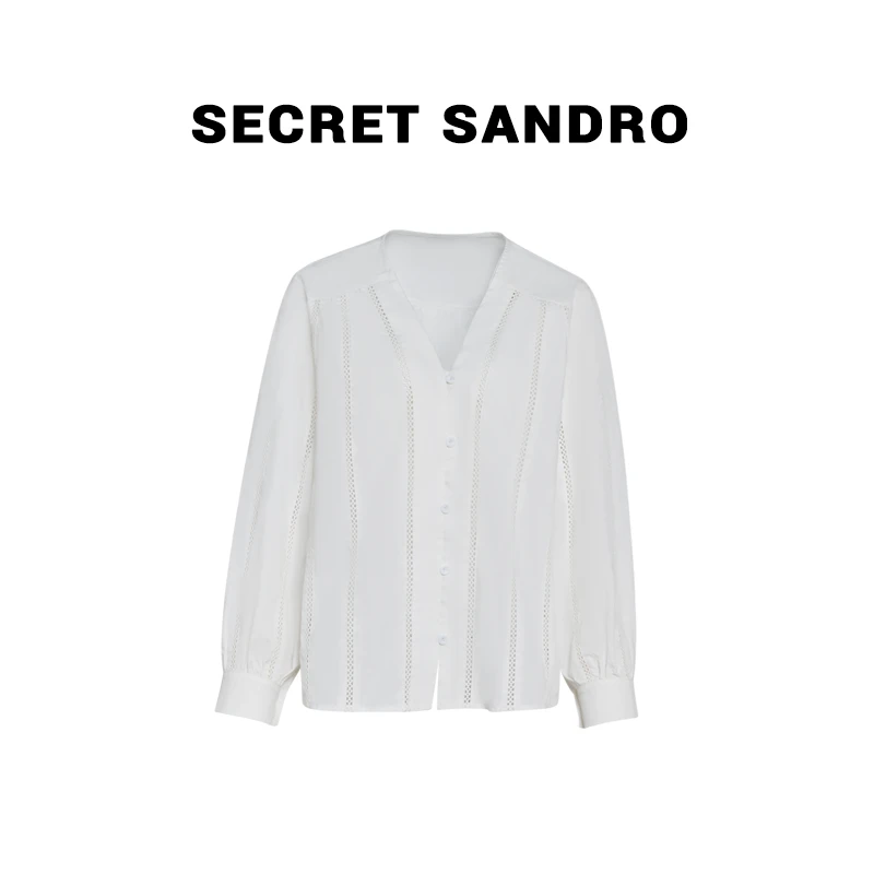 【白月光】【多娜&Secret Sandro粉丝专享】衬衫 C64291073N