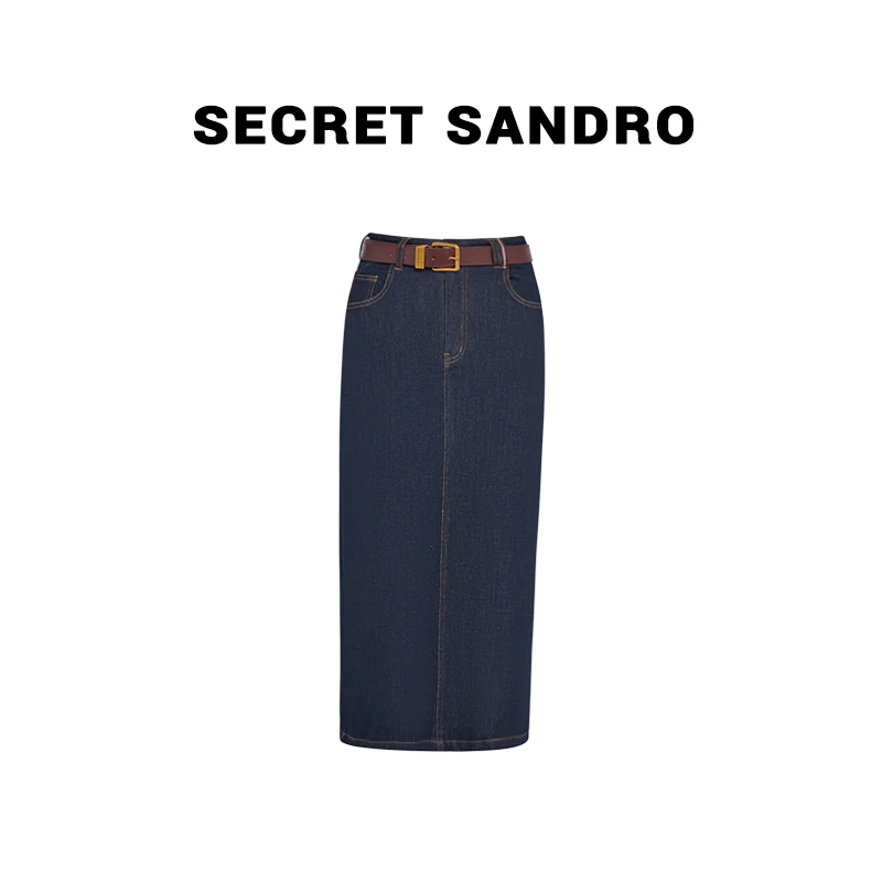 【港风牛仔裙】【多娜&Secret Sandro粉丝专享】半身裙 B64213366N