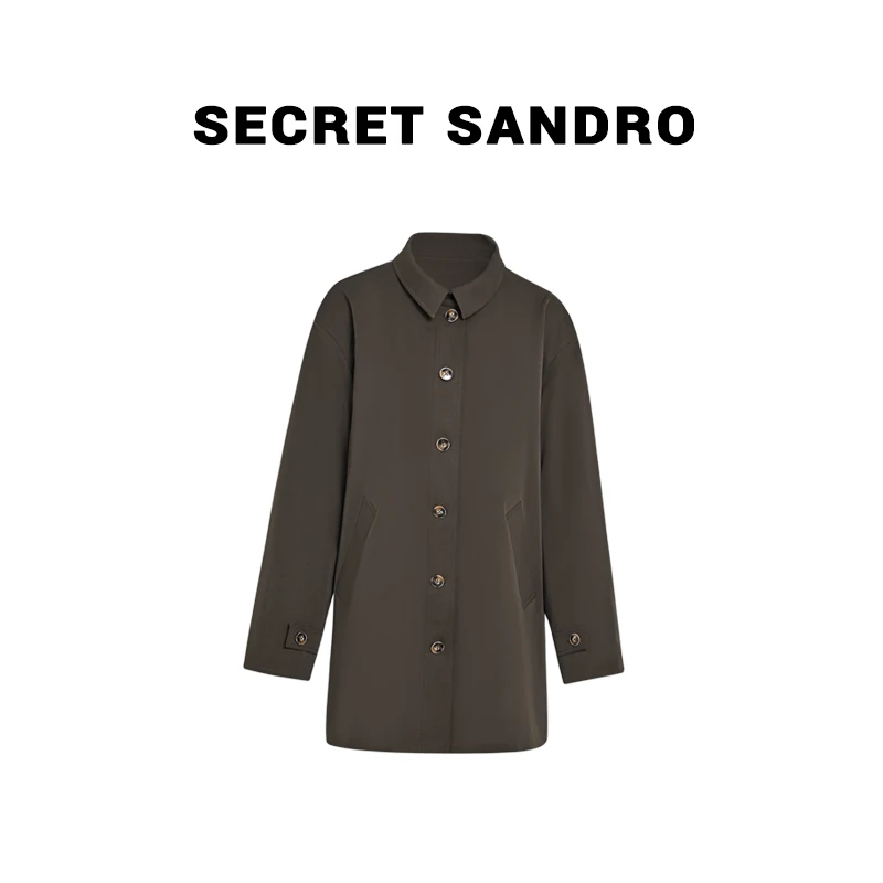 【英伦风】【多娜&Secret Sandro粉丝专享】风衣 F64213326N