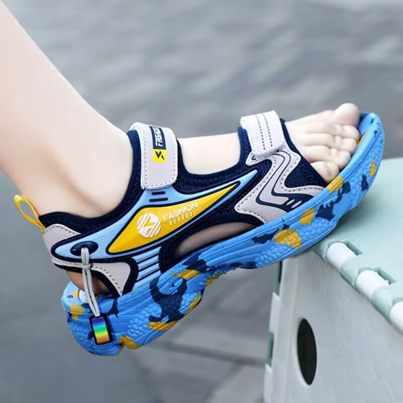 ABC HOPE童鞋儿童凉鞋男童鞋2024夏季新款中大童软底儿童沙滩鞋潮