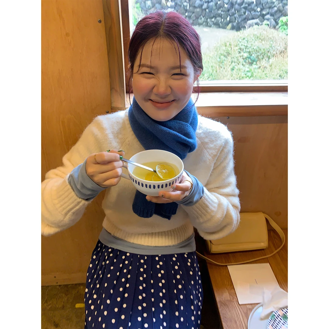 火火火【奶油雪芙】韩系圆领百搭温柔毛衣M28084HH44