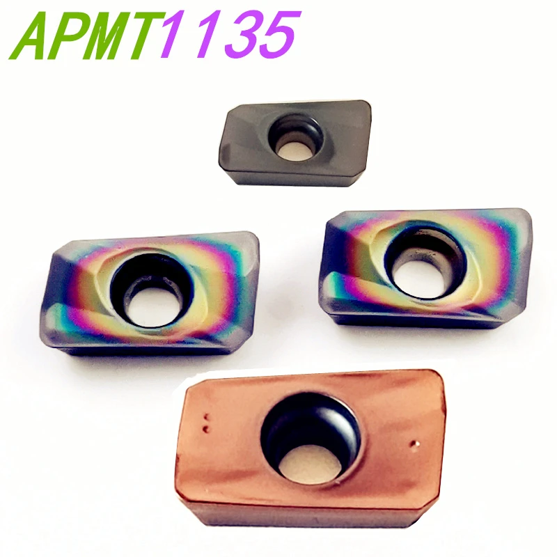 数控铣刀片APMT1135PDER硬质合金小R0.8刀片铝用飞刀片加工不锈钢