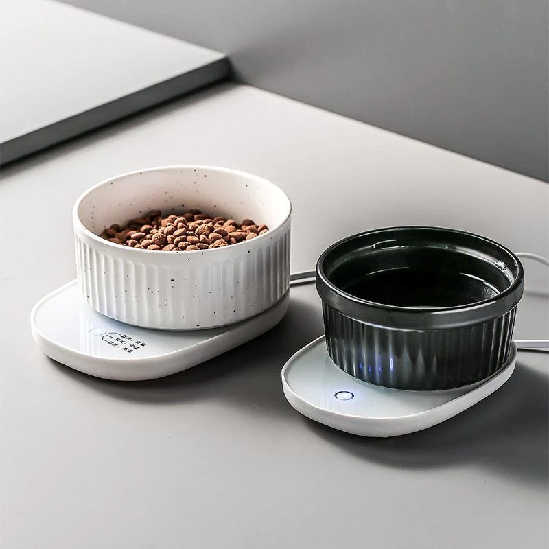 【恒温加热】陶瓷猫碗恒温加热猫食碗宠物狗碗冬季猫咪饮水机喝水盆