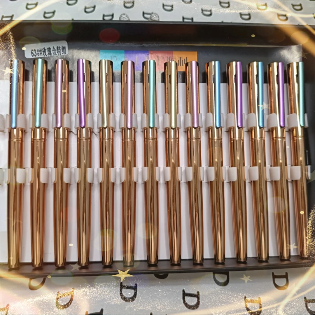 福利玫瑰金特细手写高颜值学生正姿钢笔