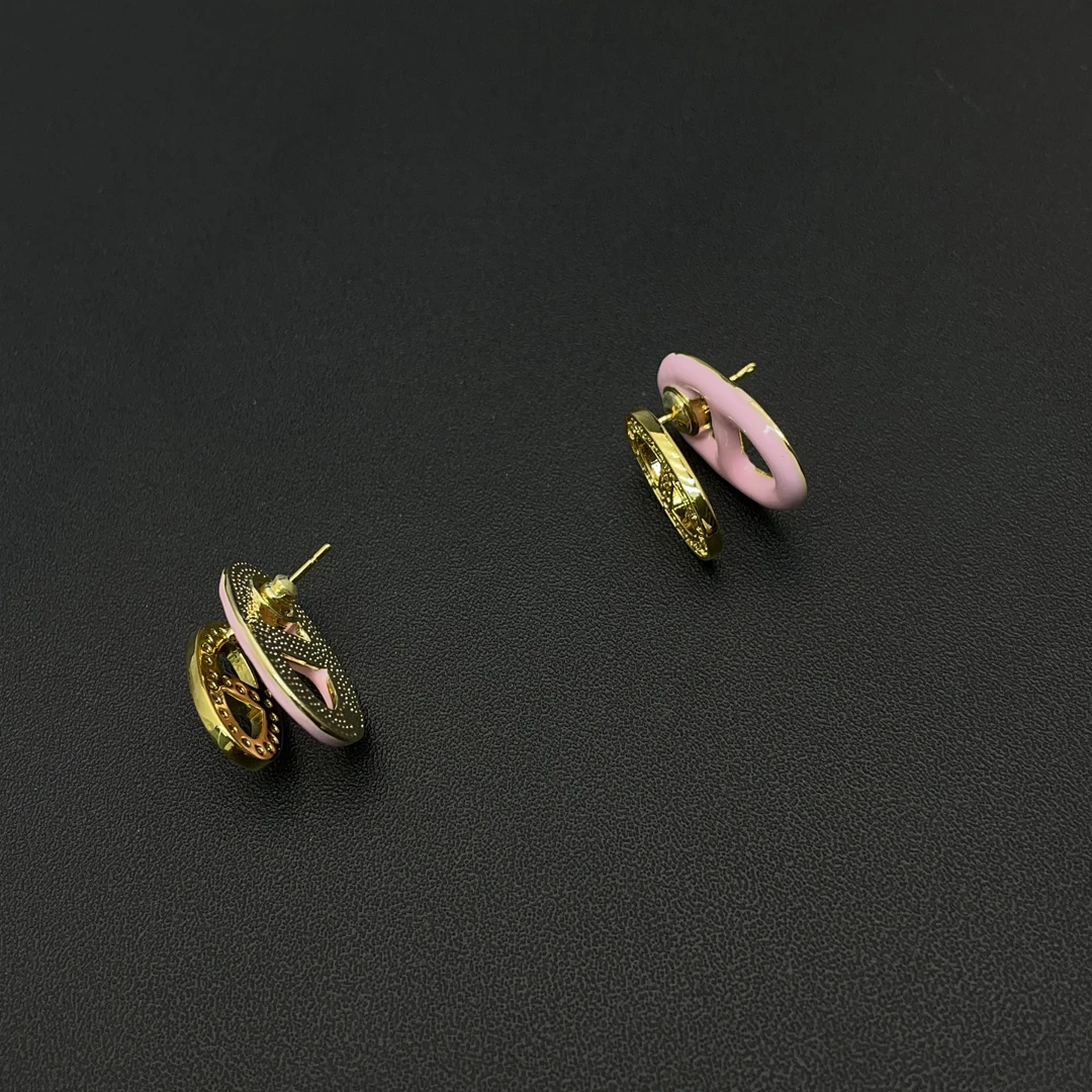 铜合金耳饰 2561轻奢时尚气质百搭时尚  金色  S407