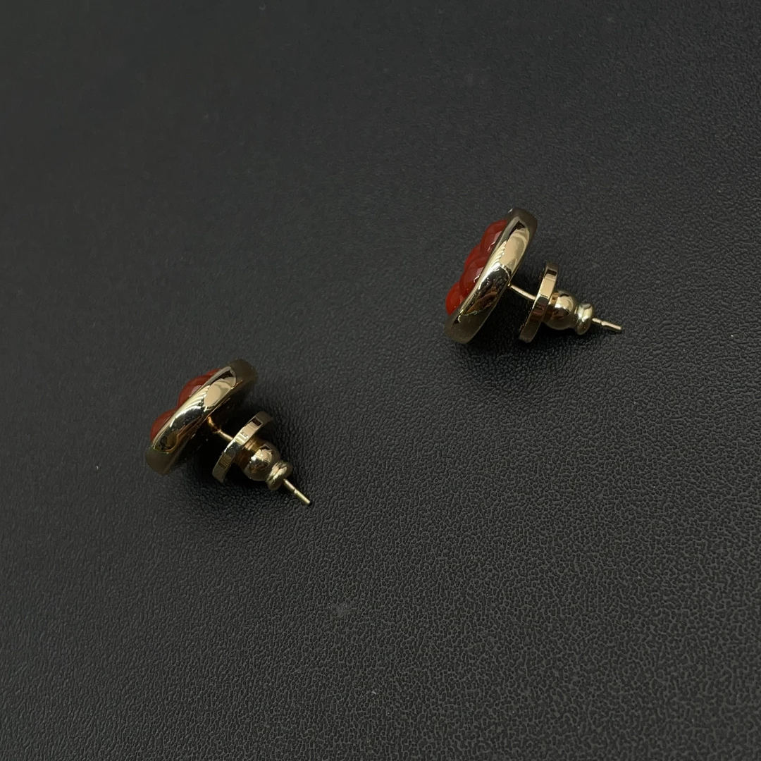 铜合金耳饰 2626轻奢时尚气质百搭时尚耳饰金色  D225