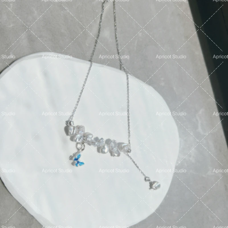 坠链均925银 杏子银饰手作【花园】s925银 时尚百搭