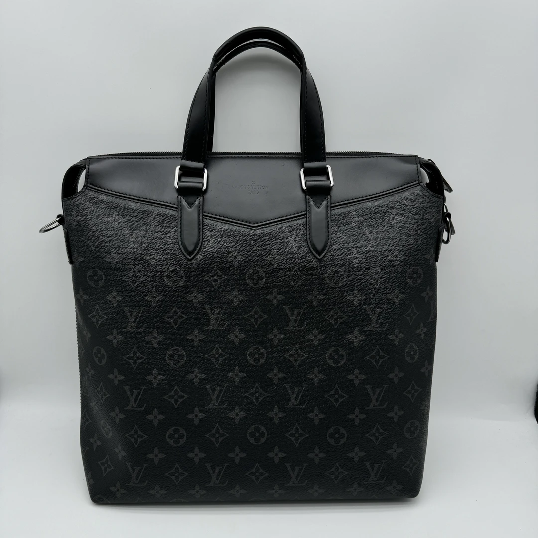 95新 LouisVuitton/路易威登 97新黑老花竖版传奇手提公文包/1651