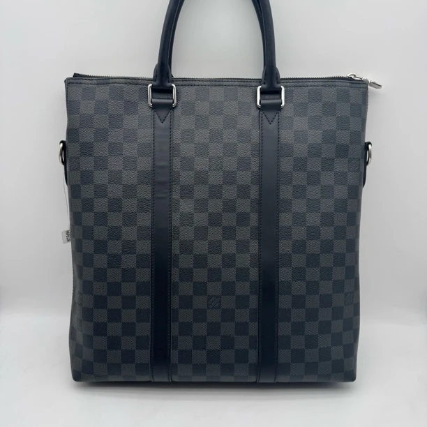 95新 LouisVuitton/路易威登 97新黑棋盘格手提公文包经典/1786