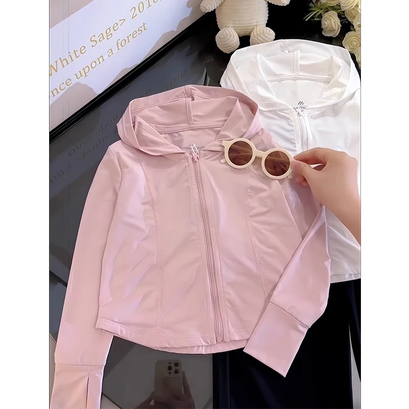 【思晨家】儿童防晒衣女童夏季2025新款冰丝防晒服女孩大童皮肤衣