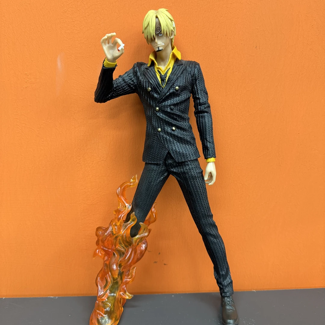 海贼王 西装火焰山治 站姿全身像 手办模玩摆件