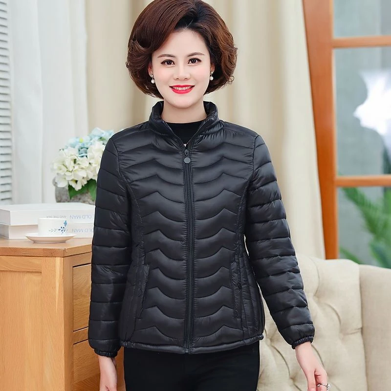 特价波司澄羽绒服大促中老年女士修身轻薄羽绒服羽绒衣短款外妈妈