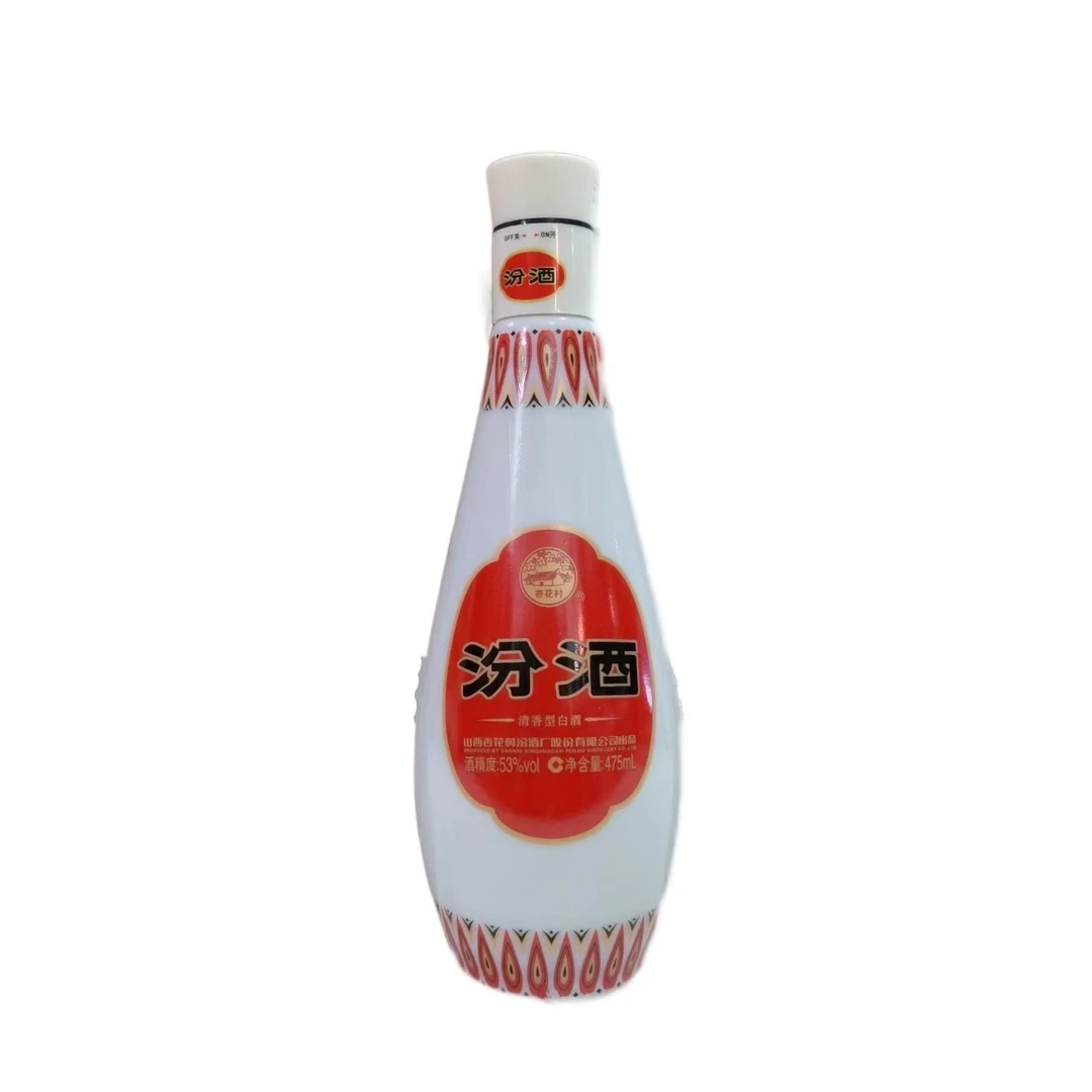 汾酒汾酒 琵琶汾 清香型光瓶475ml 单瓶装【酒水节】53度475ml