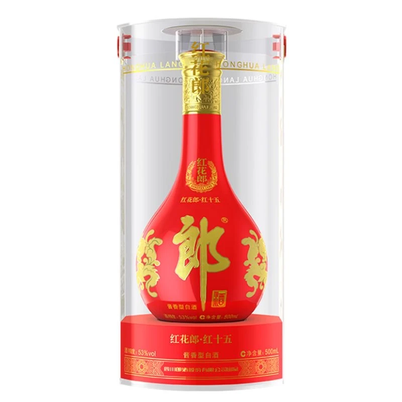 郎酒【运损版-介意勿拍】红花郎酒·红十五 酱香型单瓶装53度500ml