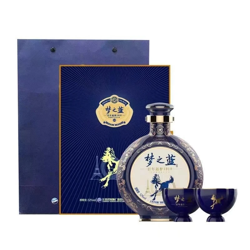 洋河【酒水节】梦之蓝百年逐梦1919（徐悲鸿头像版）浓香型52度750ml