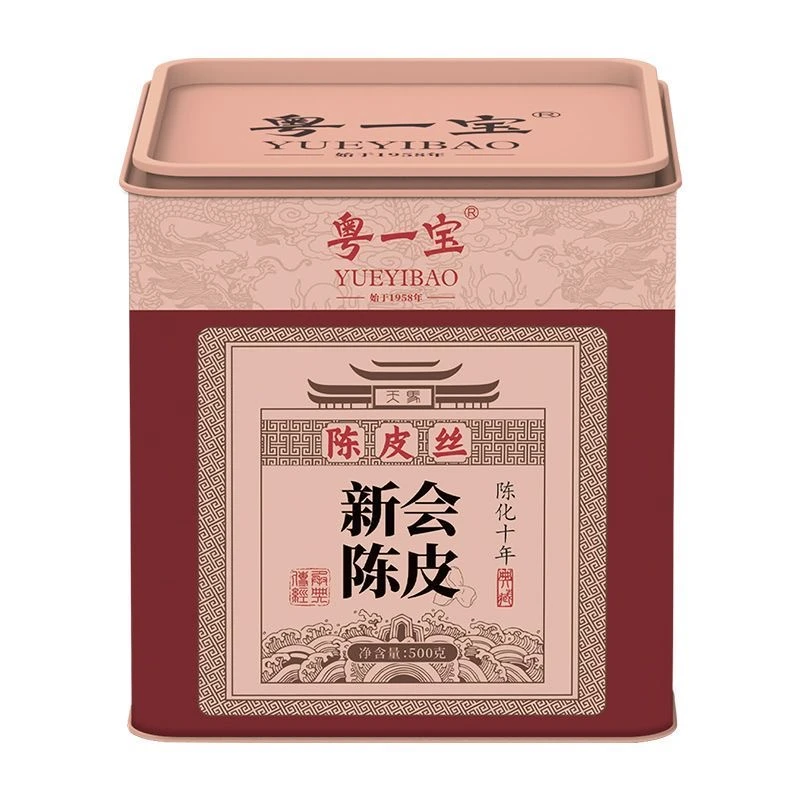 YUEYIBAO/粤一宝新会陈皮丝(代用茶)500克罐装