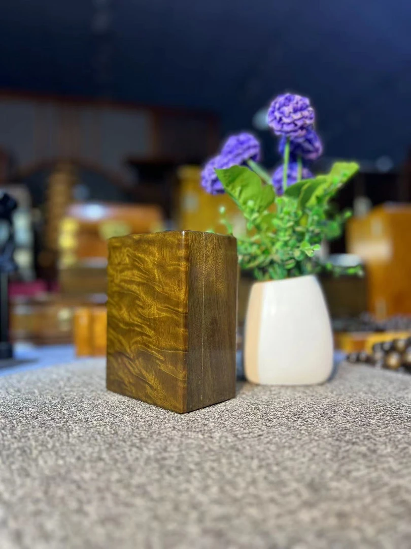 金丝楠 阴沉乌木 天地盖首饰盒）  001