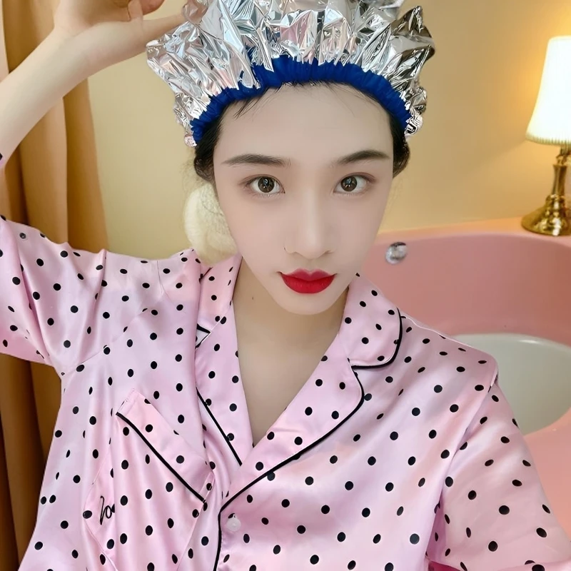 头发护理浴帽护发染发焗油锡纸发膜帽发热恒温加热蒸发帽子焗油帽
