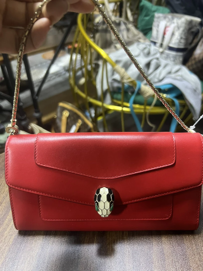 95新 BVLGARI/宝格丽 /斜挎包/14400