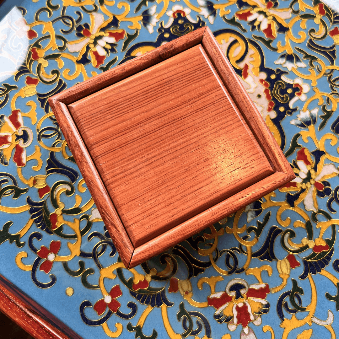 奢侈品缅甸花梨小盒子大果紫檀抽拉盒独板置物盒木雕檀木