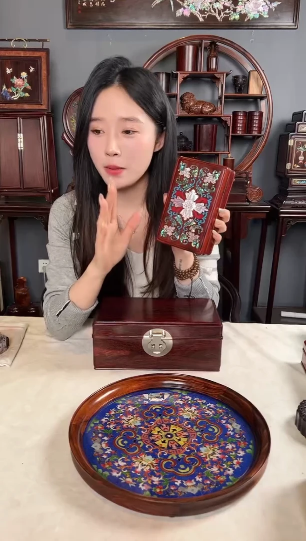 【闪购商品】紫檀木类成套家具面包盒