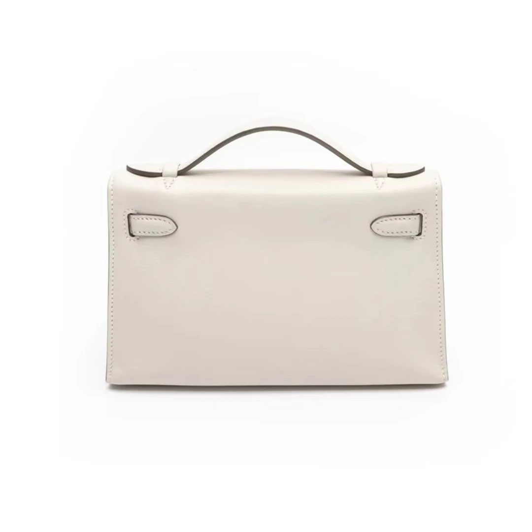 060新款22头层牛皮一代潮流时尚百搭女士包包白色