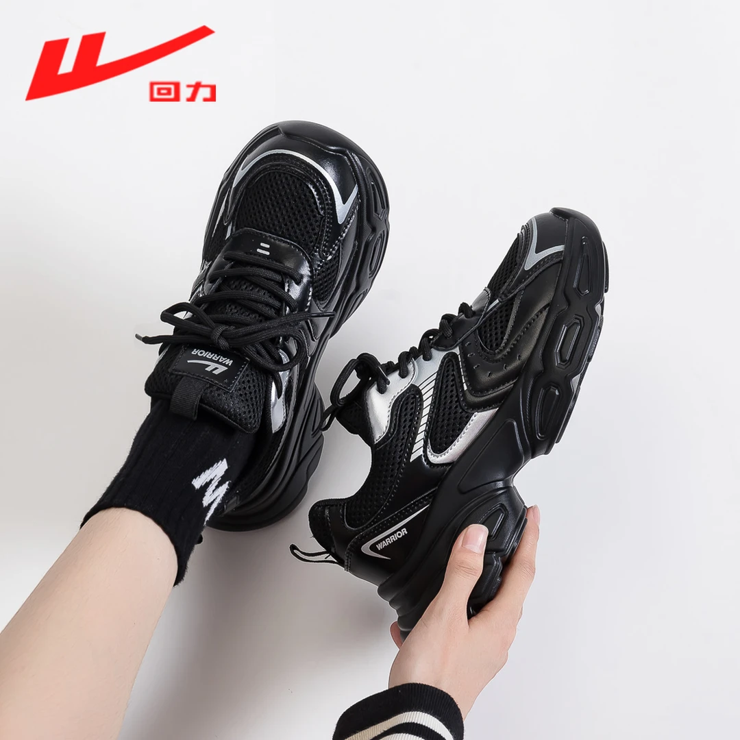 回力女鞋夏季百搭厚底增高老爹鞋2025新款爆款软底运动休闲鞋0778