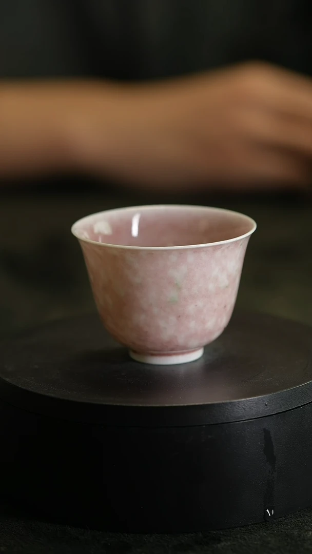 【闪购商品】杯059豇豆红四字隶书花神杯