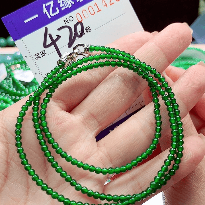 翡翠手链未镶嵌项链