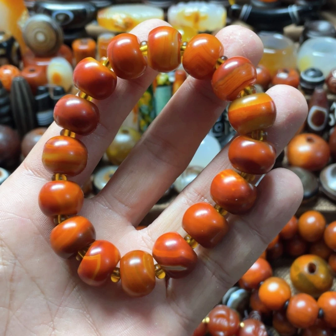 【闪购商品】玛瑙/玉髓手链未镶嵌正*