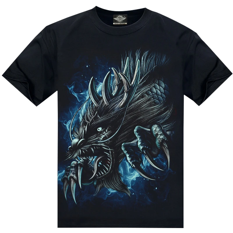 ROCK EMPIRE/摇滚帝国哥特龙 大图夜光短袖T恤 限量款