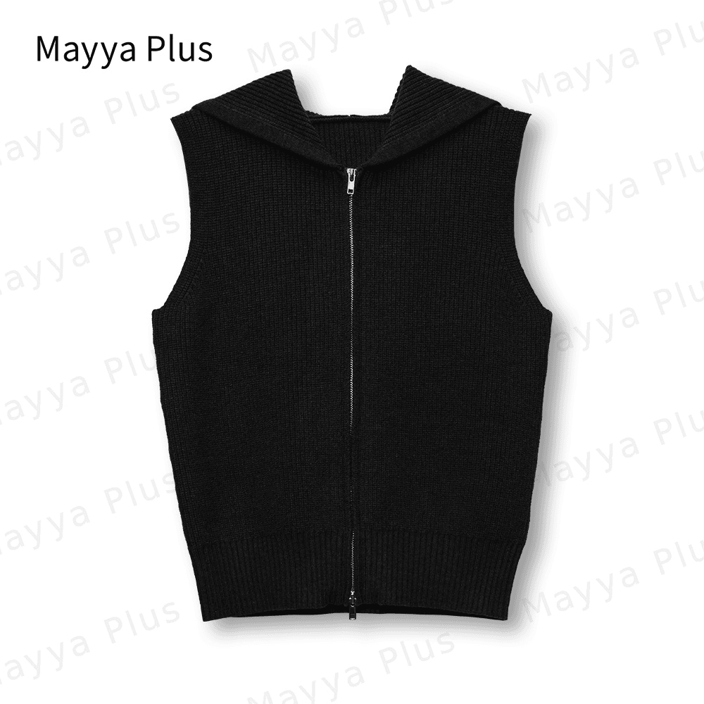 【心机马甲】Mayya Plus时尚气质新品显瘦遮肉百搭休闲马甲32346217