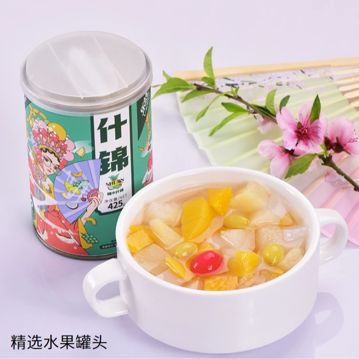 什锦罐头新鲜水果特产整箱I多味严选混合糖水罐头餐饮6罐零食美味