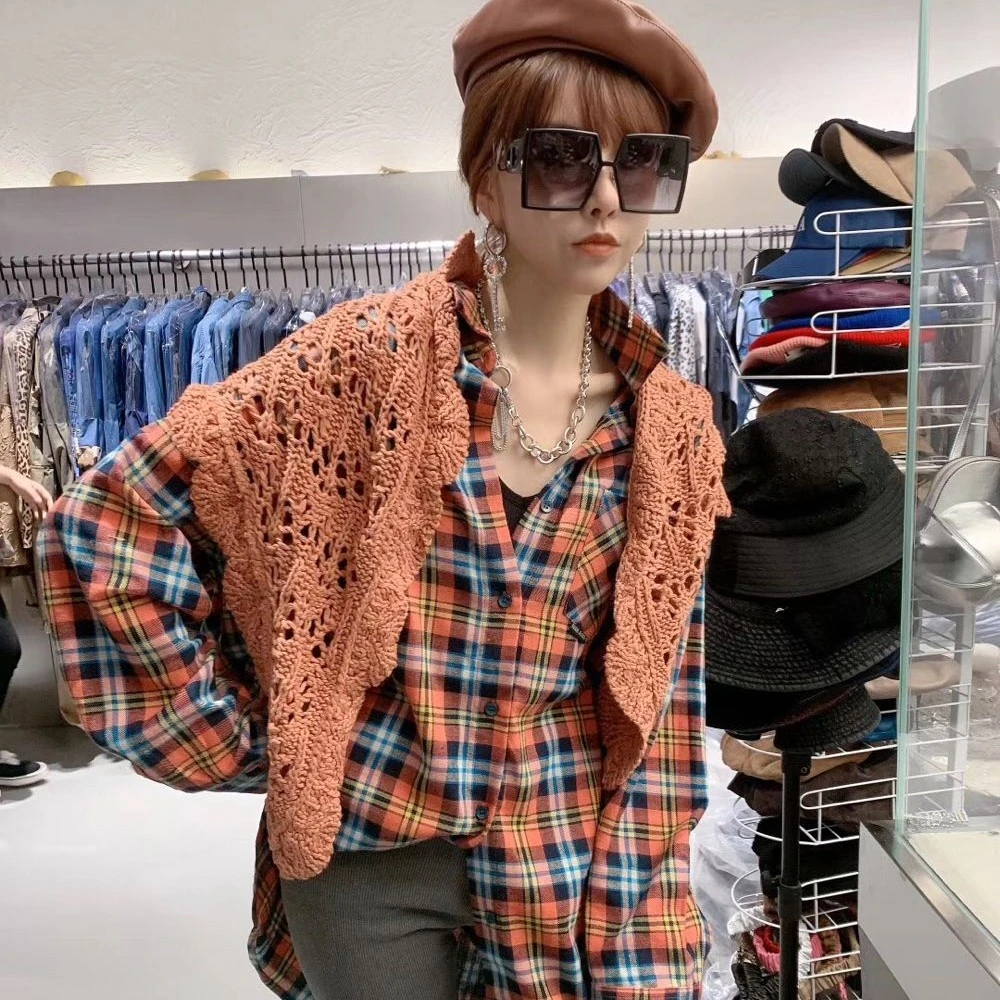 外单撤柜个别微瑕清仓浮力孤品女装衬衫百搭复古潮，拍下备注编号