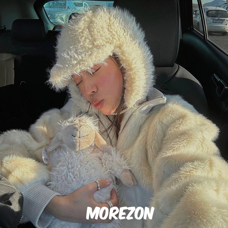 发财宅女同款网红24秋冬护耳帽子加绒宽松情侣棒球帽百搭秋冬季