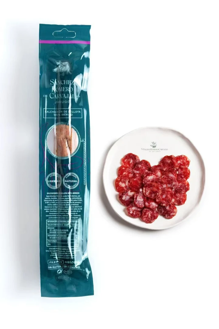 西班牙进口SRC100%伊比利亚橡果黑标香肠萨拉米即食200g