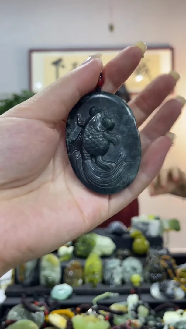 【闪购商品】岫玉吊坠未镶嵌·